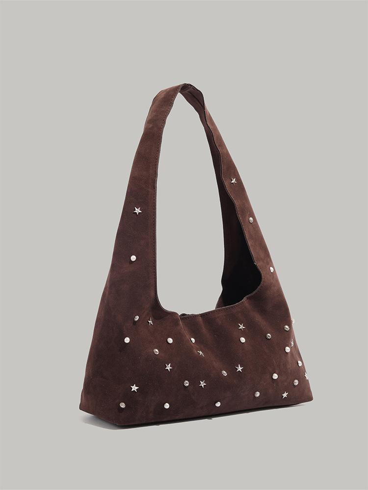 

Niche design Gypsy matte underarm bag women s retro style simple fashion versatile shoulder handbag bag