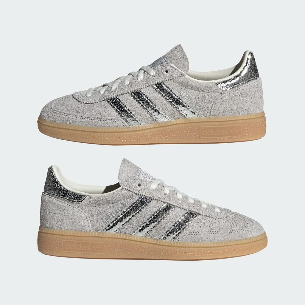 adidas HANDBALL SPEZIAL SHOES HQ0267 Unisex Originals Sneakers Grey Two / Silver Metallic / Gum