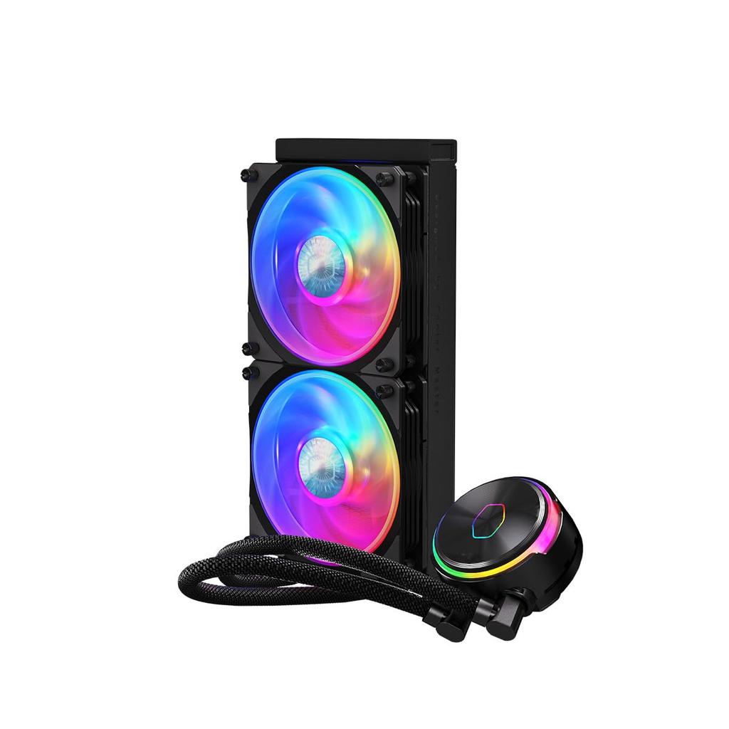 Cooler Master MasterLiquid PL240 Flux Simple Water Cooling CPU Cooler with ARGB FN1675 MLY-D24M-A23PZ-R1