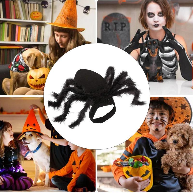 Spider Costume For Dogs Cosplay Outfit Props Halloween Dress Up Clothes Halloween Party Costume Dress Up Props For Cats Puppies