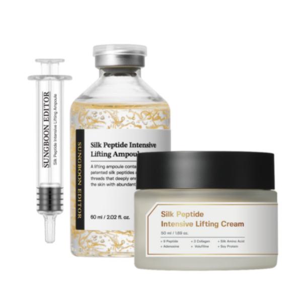 

SUNGBOON EDITOR Melting Thread Lifting Silk Peptide Ampoule 60ml + Gold Cream 50ml Set Ampoule 60ml + Gold Cream 50ml