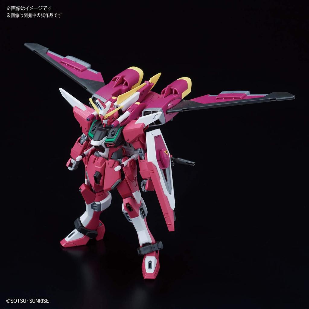 BANDAI SPIRITS HGCE Mobile Suit Gundam SEED DESTINY Infinite Justice Gundam 1/144 Scale Pre-Colored Plastic Model