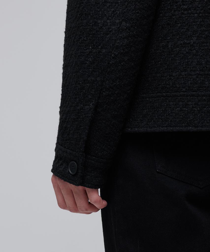 Musinsa Standard Tweed Minimal Jacket [Black]