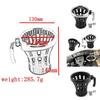 Universal Motorcycle Cup Holder Sturdy Black Drink Carrier With Chrome Rings For Honda Harley Bikes