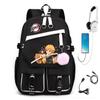 Primary and Secondary School Students Double Shoulder Schoolbag Personalized Multi-functional Student Schoolbag