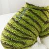 Winter Dog Warm Clothes Stripes Plush Dogs Coat Fashion Pet Clothes  Cat