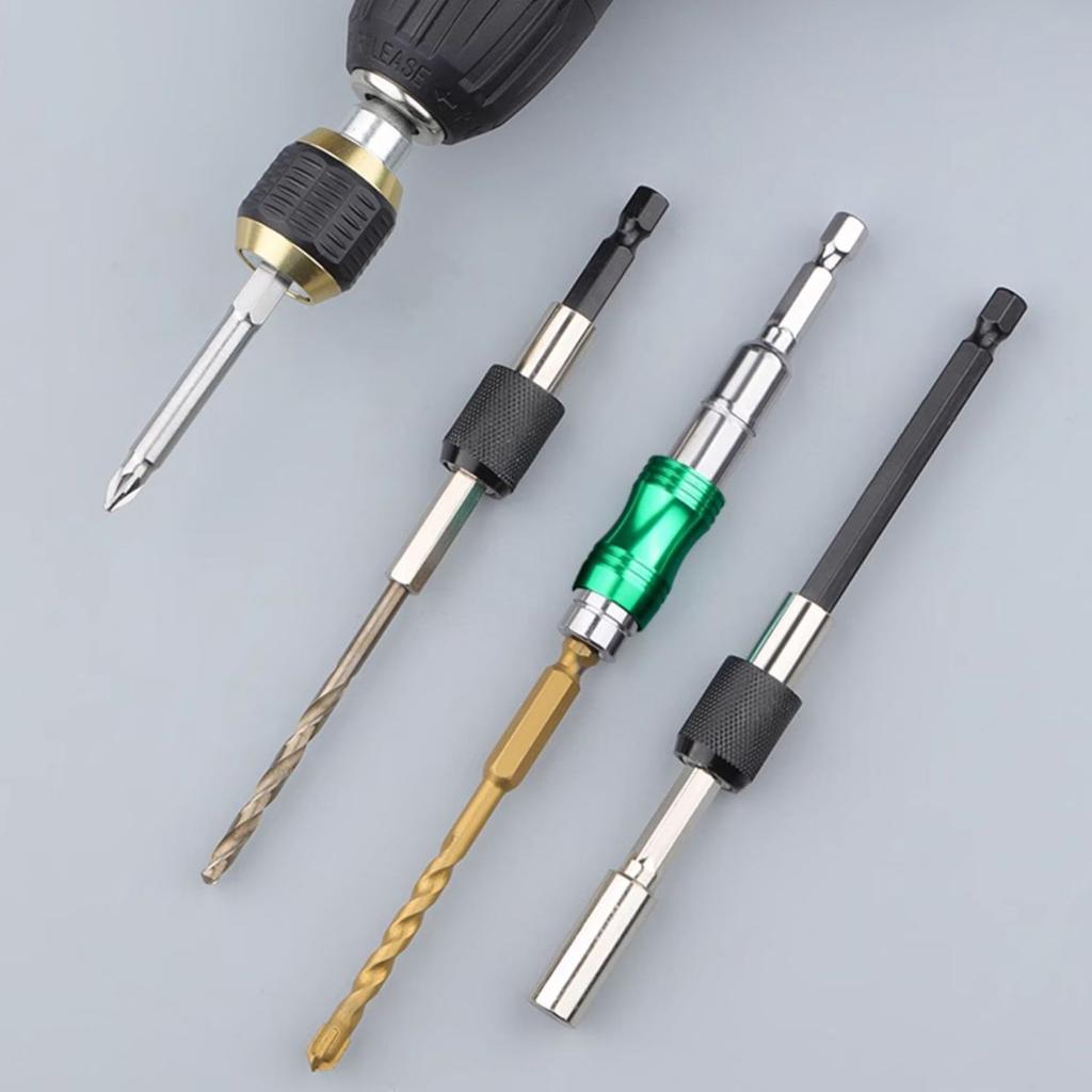 Quick Changings Bit Holder 1/4" Hex Shanks Drill Bit Extension for Screwdriver Bit Nut Drills Driver Adapterr