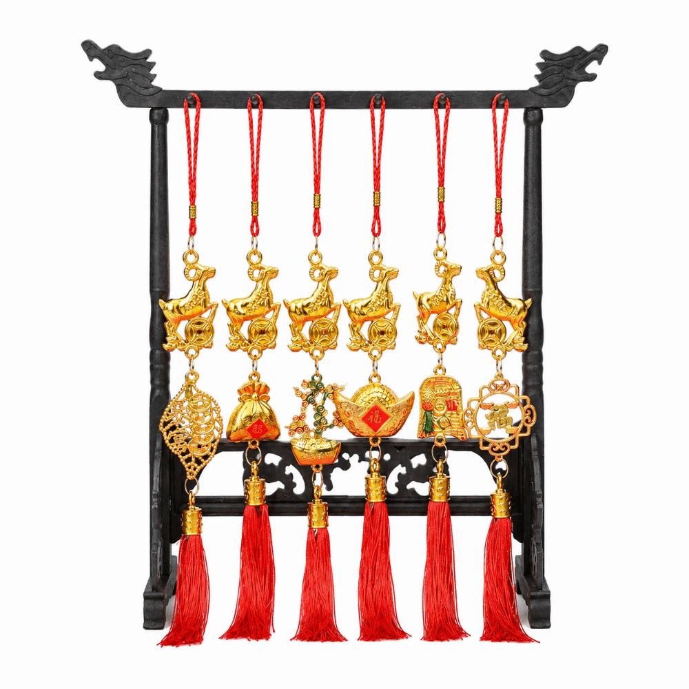 2027 Chinese New Year Hanging Ornaments Goat Hanging Charm  Holiday Gift Match