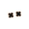 Elegant Four-Leaf Clover Stud Earrings - Chic, Luxury Fashion Accessory