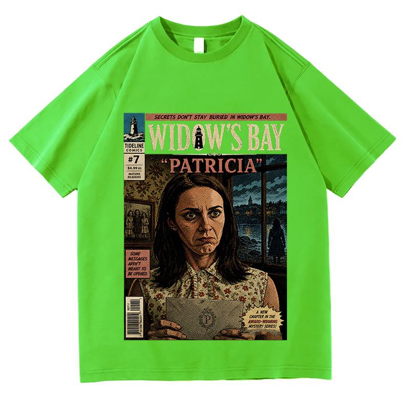 Camisetas Widows Bay Verano Algodón Manga Corta Camisetas Femeninas Streetwear Unisex Casual Holgadas Cuello Redondo Camisetas Estéticas Harajuku Tops