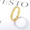 Cute Simple Heart Rings for Women Men Stainless Steel Gold Color Love Finger Rings Couple Wedding Jewelry Christmas 2026 Gift