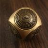 Large Size Brass Fidget Spinner Cube Six-sided Rotation Spherical Hand Spinner Adult Fidget Toy Chinese Style Stress Relief Toys