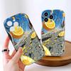 Cartoon Pattern Cream Texture Casing Wavy Edge Soft Silicone Cover Phone Case for IPhone Samsung Huawei Honor Xiaomi Redmi Infinix Tecno