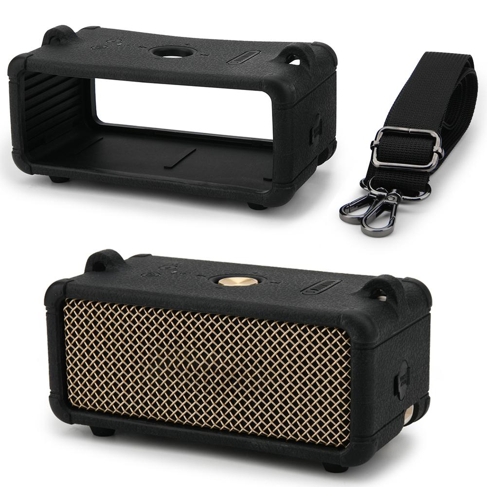 

Speaker Protective Cover Anti-Scratch Silicone Portable Shell Shockproof Speaker Cover for Marshall Emberton III Speaker кремовый