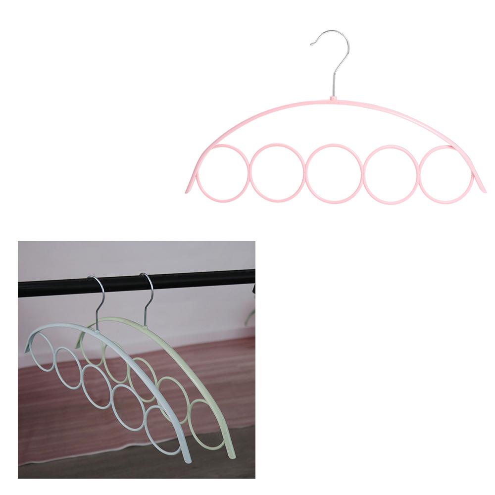 Belt 5 Hole Belt Rack Hanger Shawl Ring Rope Slots Holder Hook Organizer Holder Storage Hanger