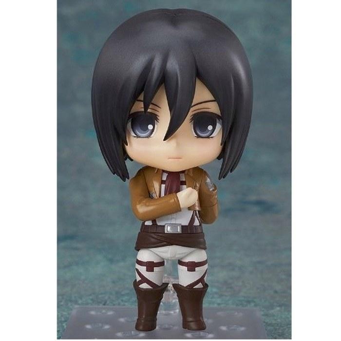 Shingeki No Kyojin Nendoroid Mikasa Ackerman (Non-Scale ABS&PVC Painted Action Figure) Black & White One Size