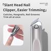 Stainless Steel Nail Clipper Set Portable 3 In 1 Manicure Kit Nail Care & Cuticle Pusher Set Mini Personal Grooming Tools