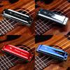 Swan Harmonica 24 Hole Beginner Music Instrument With Silver Cover For Students And Adults