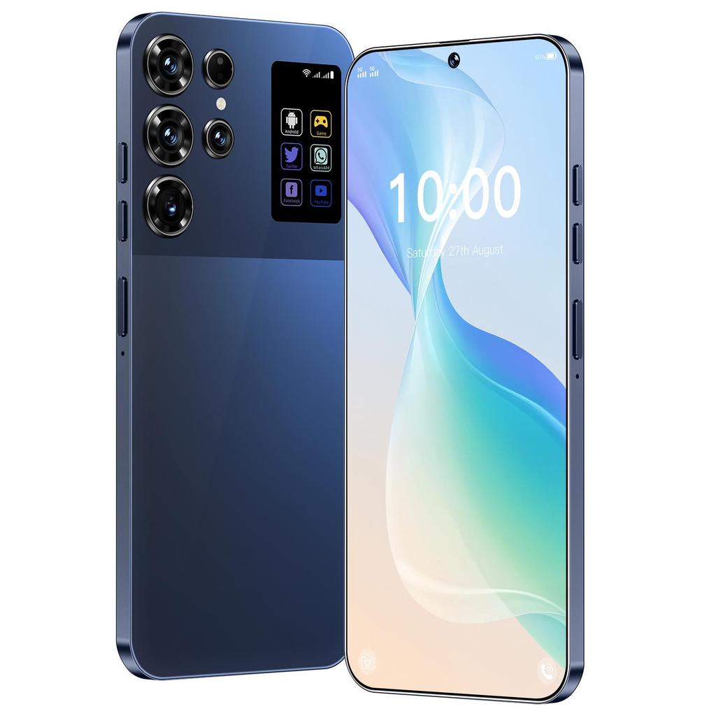 S26 Ultra 5G Smartphone: Android 7.3, 16GB RAM, 1TB Storage, Large Screen, Flagship Model.