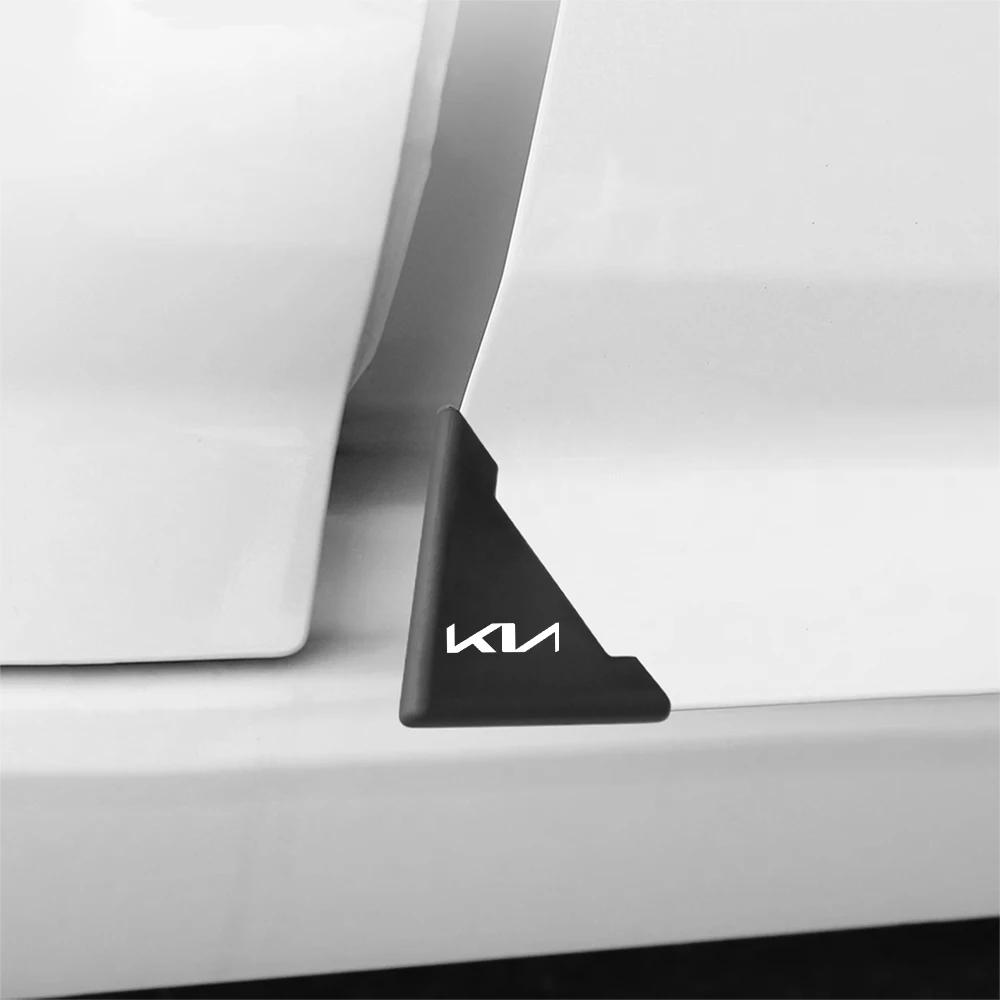 AANO1 2pcs Silicone Car Door Corner Cover Bumper Protector Stickers For KIA Sportage Ceed Sorento Cerato Optima Picanto Rio Soul Sonic