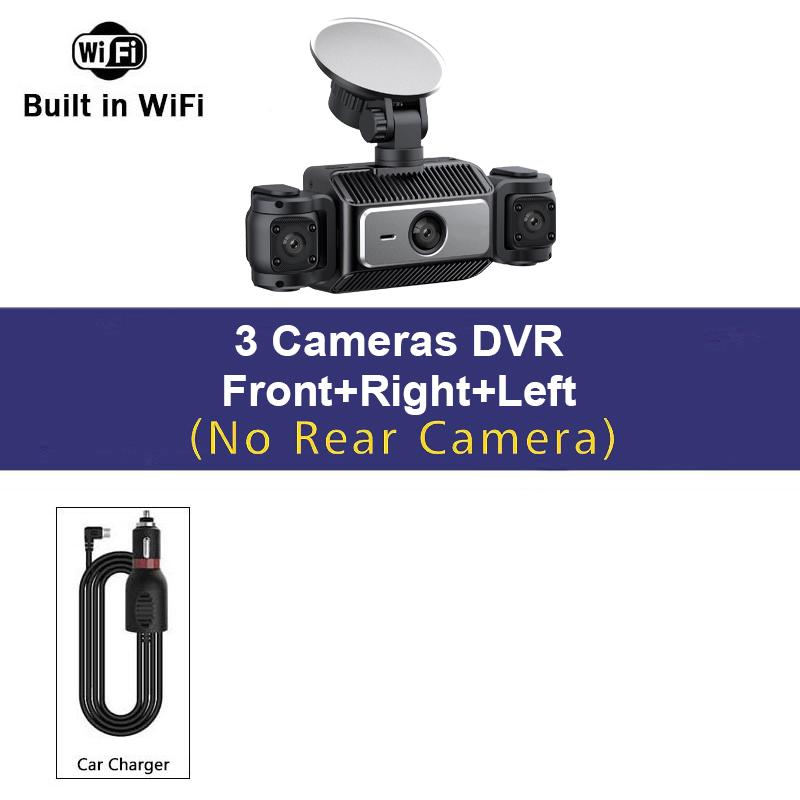 

WIFI Dash Cam 4 Channel 360° Car Camera Black Box Front Left Right Rear View Car DVR Video Recorder G-Sensor 24H Parking Monitor TY62-3 Lens