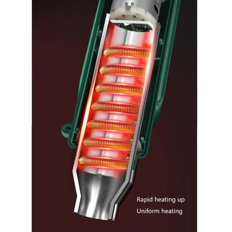 Mini Heat Tool 500W double  Temperature Setting Compact Hot Air Tool 250℃ & 360℃ for Crafts Paint Stripping Shrink Tubing
