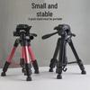 Portable Desktop & Floor Standing Tripod with Ring Light for Live Streaming & Photography