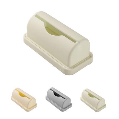 HOME Bin Liner Dispenser Trash Bag Holder Organizer Wall Mount Garbage Bag Holder With Hook For Kitchen Bathroom Laundry Room
