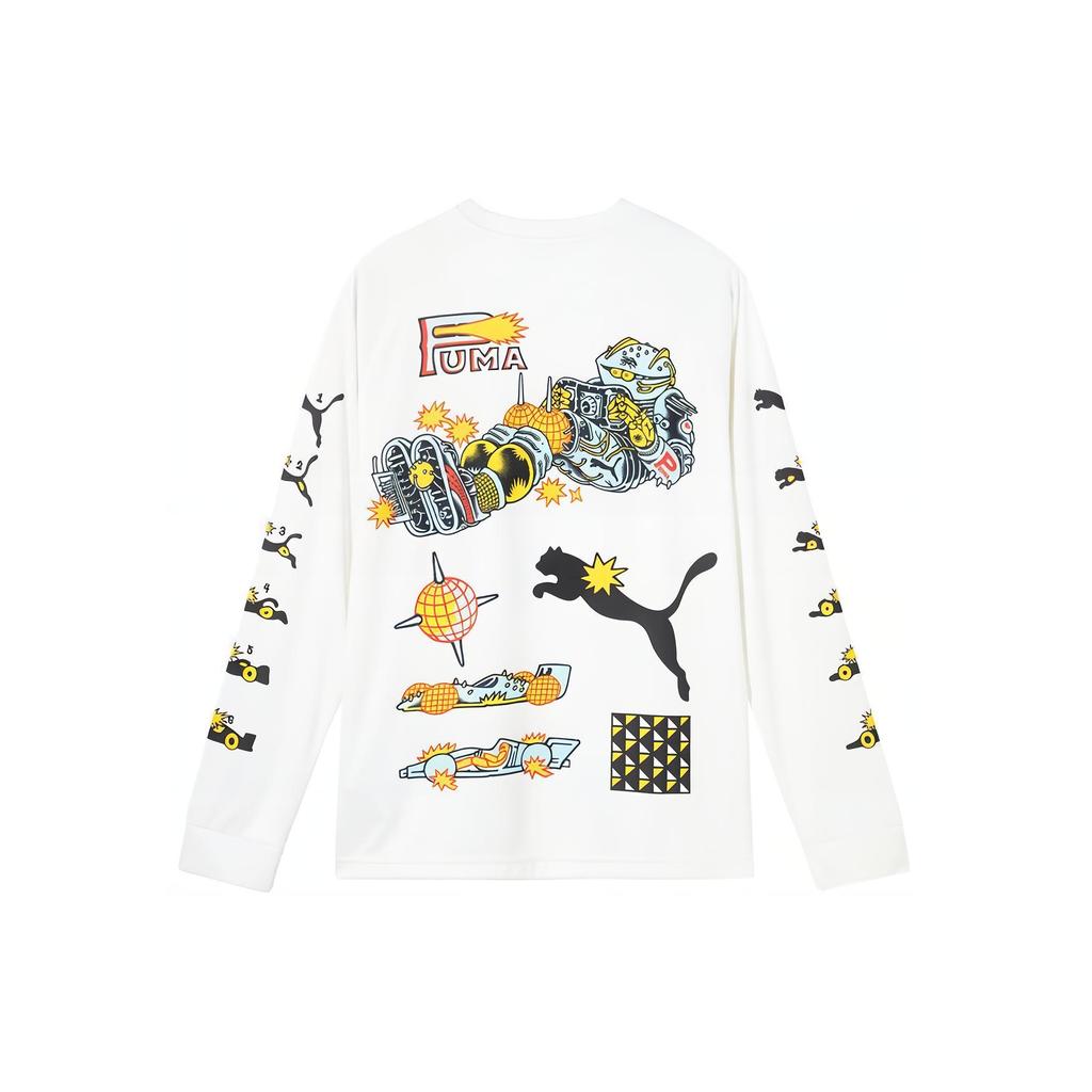 New PUMA SQUAD T Shirt Unisex White 631504-02