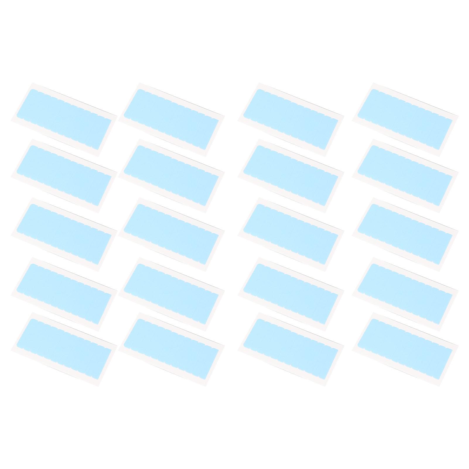 

240pcs Hair Extension Tape Double Sided Extension Tapes Tabs Water Resistant Replacement Wig Tapes синий