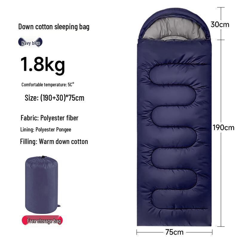 

DZQ Adult 4-Season Outdoor Camping Sleeping Bag