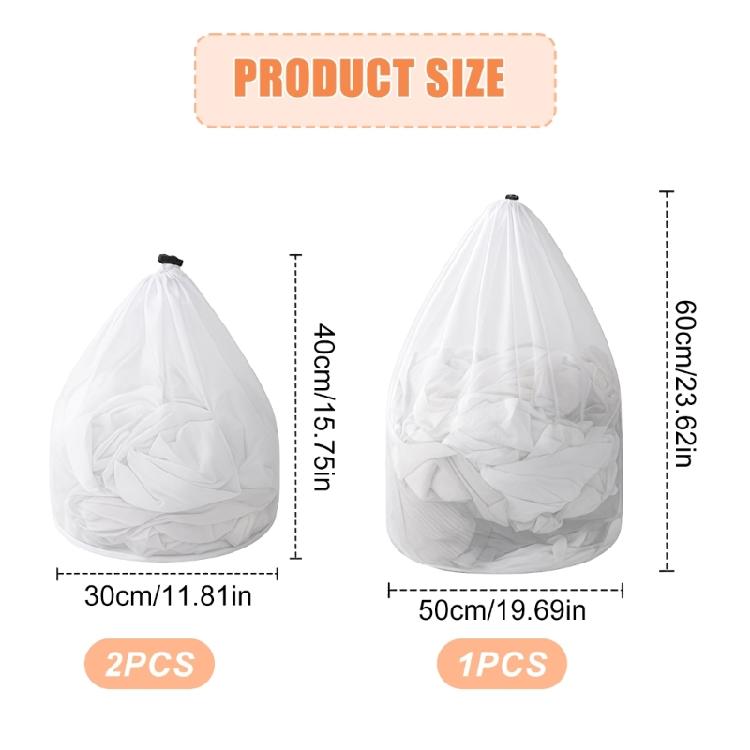 Lingerie Laundry Protector With Thickened Polyester Design Protective Washing Mesh Bags for Blouses and Hosiery