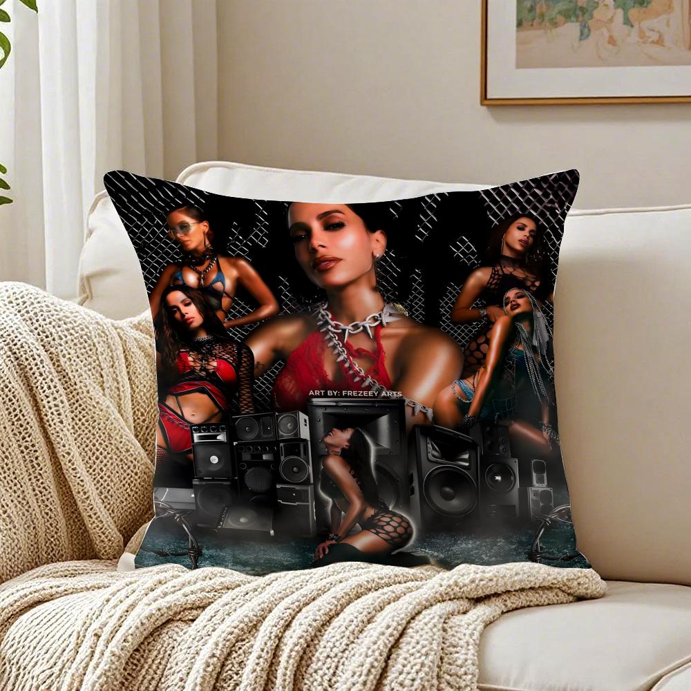 singer energetic AAnitta Cushion Cover Pillowcase Antidustmite living Room Sofa Decor Cushion Room