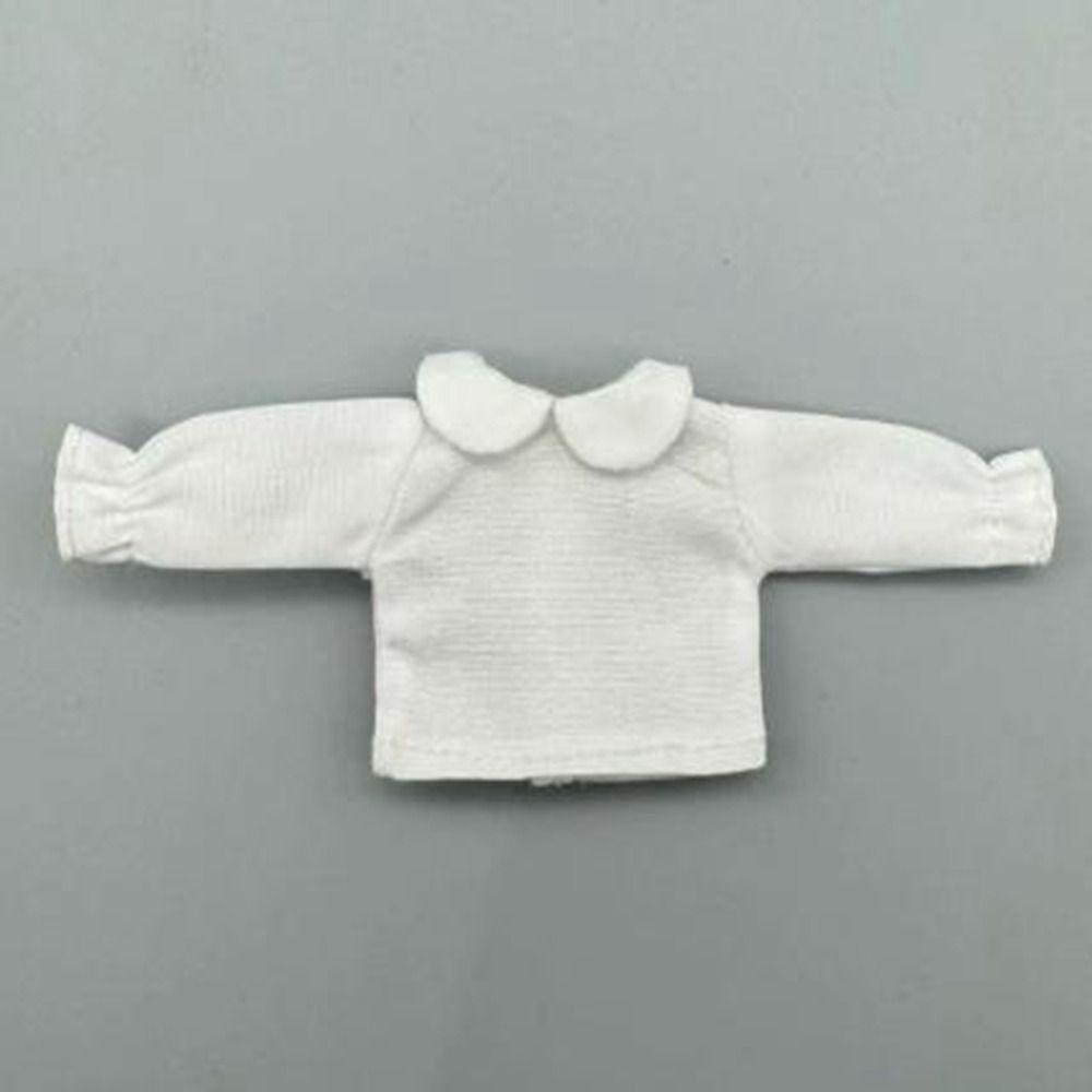 Mini Cute Jeans Trousers Shirt Denim Pants T-shirt Tops for 1/12 BJD Dolls for ob11 ymy dolls