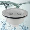 White Sink Strainer Bathroom Basin Bathtub Floor Drain