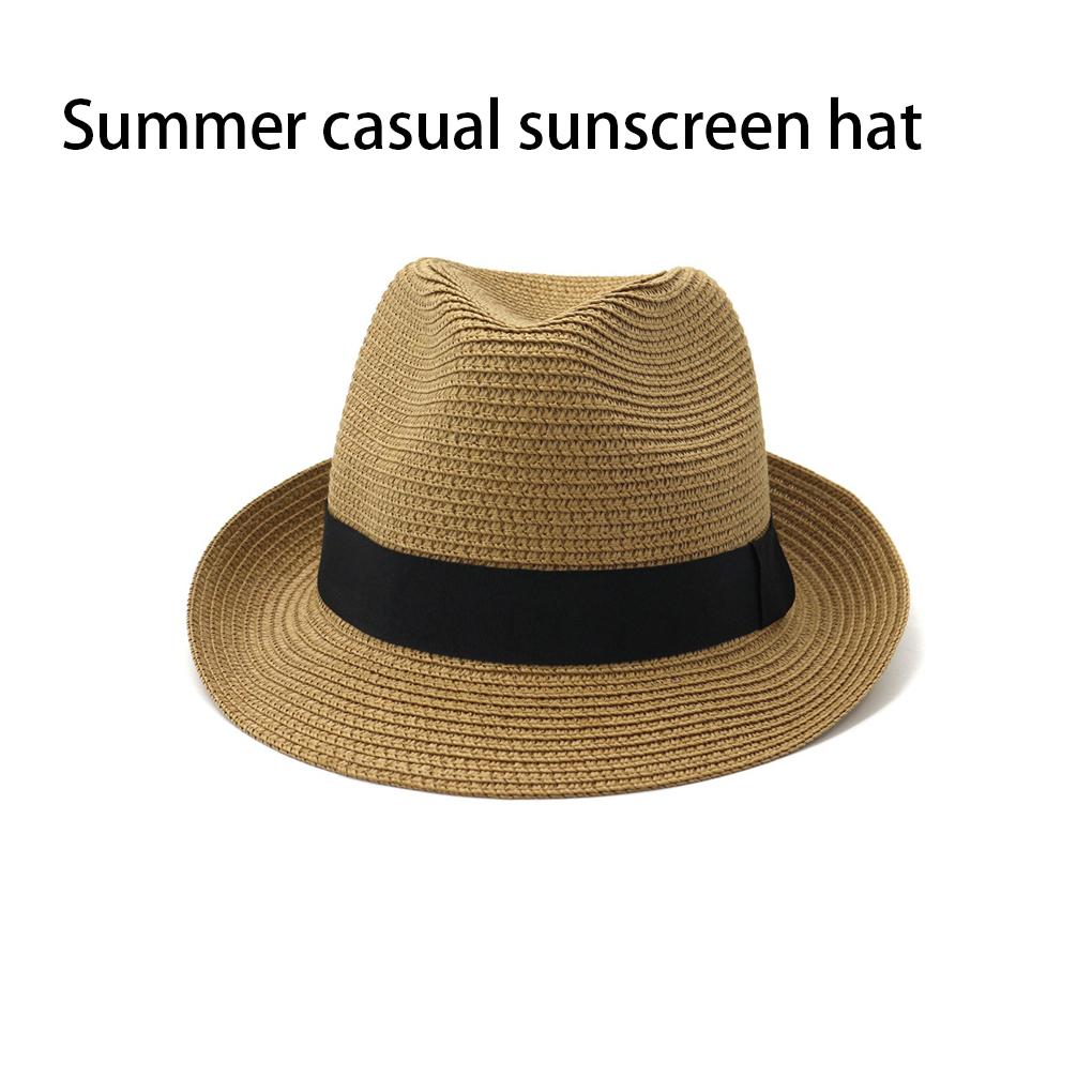 Step Up Summer Fashion Game Trendy Straw Hat For Any Occasion Breathable Straw Summer Visors Hat