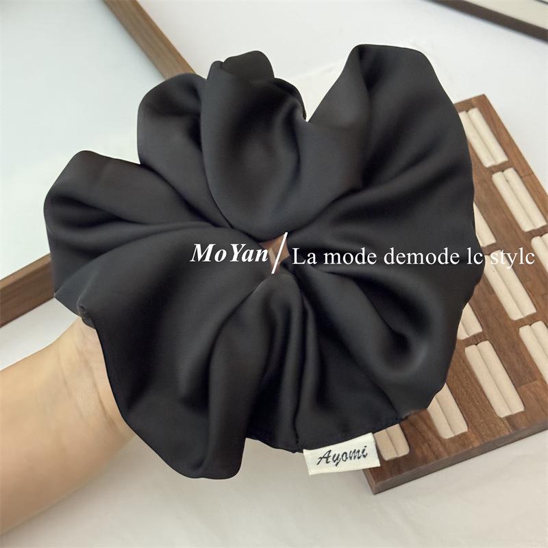 

Elegant Double-Sided Satin Hair Tie: Women s Elastic Band for Buns