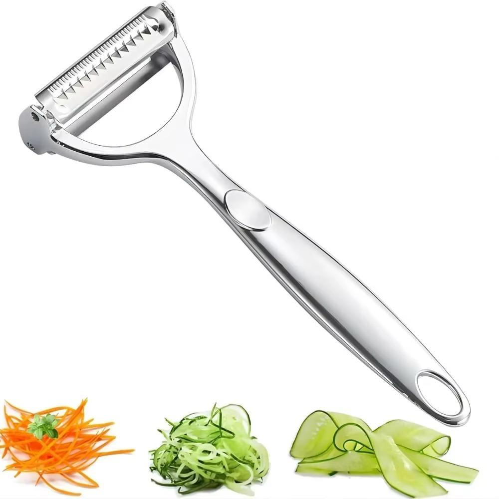 Stainless Steel Vegetable and Fruit Peeler Ergonomic Handle Kitchen Planer Tomatoes