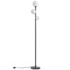 Modern Minimalist Iron Art Three-Head Floor Lamp for Living Room and Bedroom