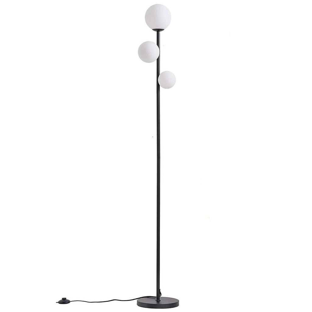 Modern Minimalist Iron Art Three-Head Floor Lamp for Living Room and Bedroom