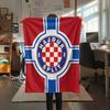 Fotbalový klub Hajduk Tištěná flanelová deka, Vysoká kvalita, Pohodlná pro všechna roční období, Domácí dekorace, Teplo a pohodlí