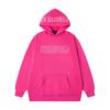Synaworld Unisex Trendy Hip Hop Letter Print Fleece Hoodie - Casual Loose Fit for Men and Women