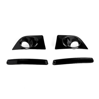 4 Piece Car Front Fog Lamp Light Cover Trim Decoration Sticker Accessories ABS Automotive Supplies For Ford Mustang 2010-2014