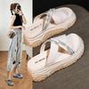 Fashion Women's Slippers and Ladies Sandals Flip Flops Shoes Slip-resistant Slides High Quality Vip Wholesale Casual Cheap Liquidation