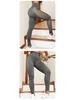 Pantaloni da Yoga Senza Cuciture a Vita Alta Asciugatura Rapida Solleva Glutei