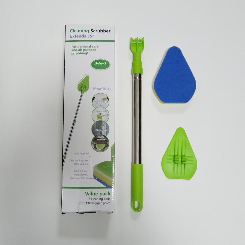 Multifunctional Telescopic Triangular Cleaning Brush