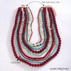 Colorful Gravel Layer Baroque Necklace Bohemia Style Beads Chains Necklace  Jewelry