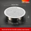 304 Stainless Steel Anti-Clogging Mesh Drain Cover for 75mm Balcony Rooftop Pipes