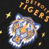 MLB Detroit Tigers Sweatshirts Unisex Black Crew Neck Moderate Regular 3AMTD0121-46BKS