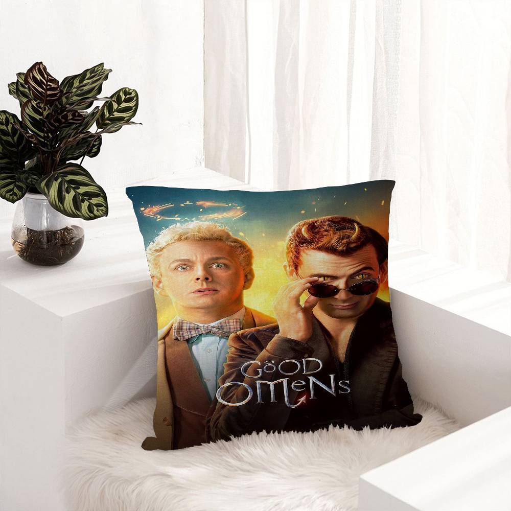 TV-Serie G-Good Omens Kissenbezug Sofakissenbezug Heimzimmer Dekoration Kindergeschenk